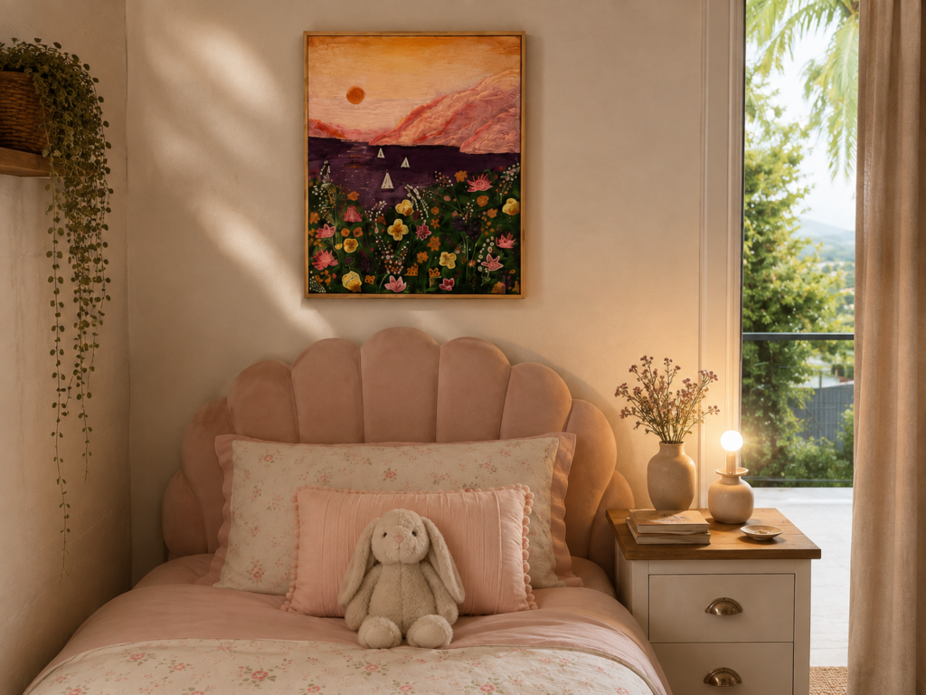 Paradise Outlook abstract botanical artwork
